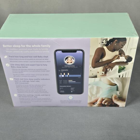 Owlet Dream Duo Monitor System Dream Sock + Cam New Sealed Boxes No Outer Sleeve - Picture 8 of 12